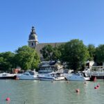 View of Naantali from the water.